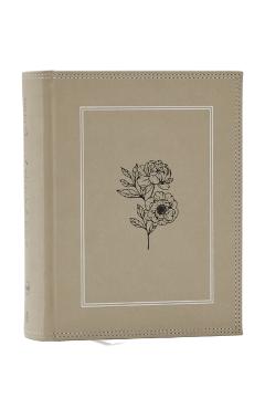 Nkjv, Journal the Word Bible, Large Print: Reflect, Journal or Create Art Next to Your Favorite Verses (Stone Leathersoft Over Board, Red Letter) -