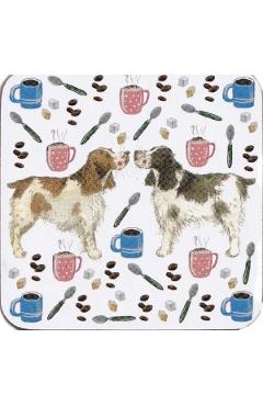 Suport pahar: Dogs & Coffee