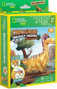 Puzzle 3D. Brahiozaur