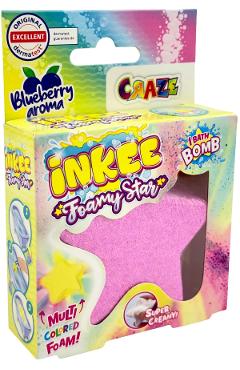 Stea roz efervescenta. Inkee