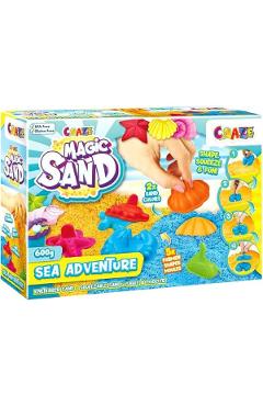 Nisip kinetic: Set cu forme marine