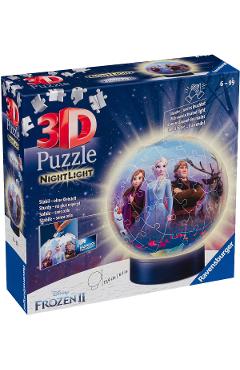 Puzzle 3D bila: Frozen II. Editie luminoasa