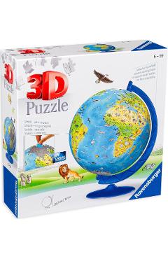 Puzzle 3D: Globul lumii