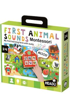 Joc Montessori: Sa ascultam sunetele animalelor