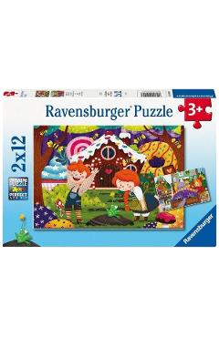 Puzzle 2x12 piese. Povesti cu zane