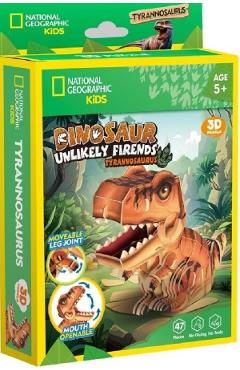 Puzzle 3D. Tiranozaur