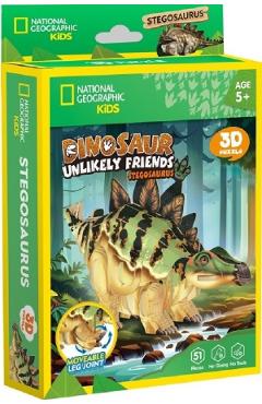 Puzzle 3D. Stegozaur