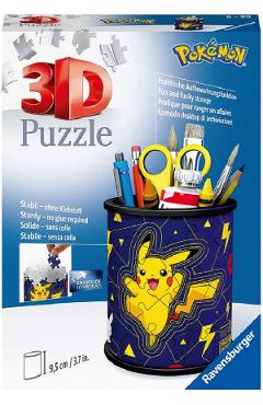 Puzzle 3D: Suport pixuri. Pokemon