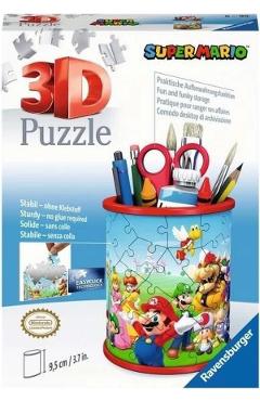 Puzzle 3D: Suport pixuri. Super Mario