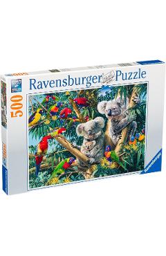 Puzzle 500 piese. Koala in copac