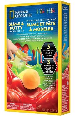 Experiment de creare slime si plastilina. Kit educativ STEM