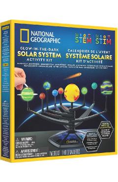 Sistemul solar planete fosforescente. Kit educativ STEM