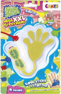 Mana lipicioasa. Slime verde neon