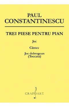 Trei piese pentru pian. Joc, cantec, joc dobrogean (Toccata)