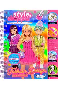 Carte de colorat: Fashion Design - FLAMINGO Carte de colorat: Fashion Design - FLAMINGO