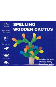 Joc din lemn de echilibru: Cactus