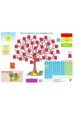 Plansa. Intalnirea de dimineata. Calendarul naturii - ALLEGRIA Plansa. Intalnirea de dimineata. Calendarul naturii - ALLEGRIA
