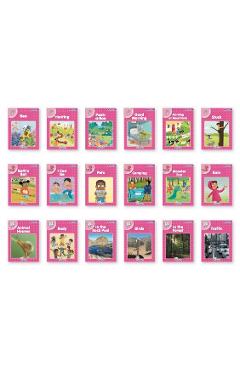 Jolly Phonics Pink Readers Complete Set: In Print Letters (American English Edition) - Sara Wernham