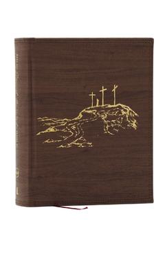 Nkjv, Journal the Word Bible, Large Print: Reflect, Journal or Create Art Next to Your Favorite Verses (Brown Leathersoft Over Board, Red Letter) -