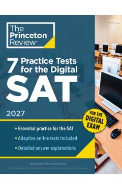 7 Practice Tests for the Sat, 2027: In-Book + Online Practice Tests for Your Top Score -