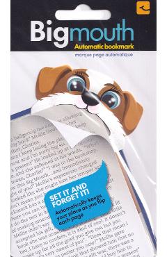 Semn de carte colt pagina: Catelus. Big mouth puppy