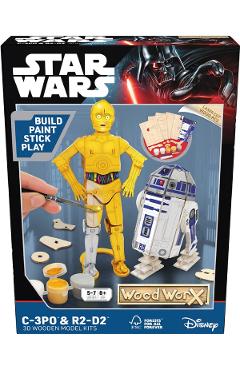 Macheta de asamblat Star Wars: C-3PO si R2D2