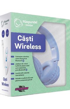 Casti wireless: Albastru. Raspundel Istetel