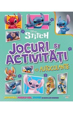 Disney Stitch. Jocuri si activitati cu autocolante - LITERA Disney Stitch. Jocuri si activitati cu autocolante - LITERA