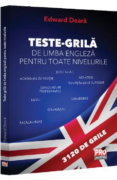 Teste-grila de limba engleza pentru toate nivelurile - Edward Deara
