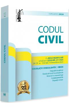 Codul civil Ianuarie 2026
