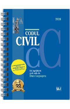 Codul civil Ianuarie 2026 Ed. Spiralata