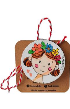 Brosa martisor pictata: Fridutza