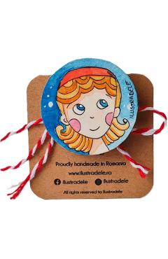Brosa martisor pictata: Timidutza