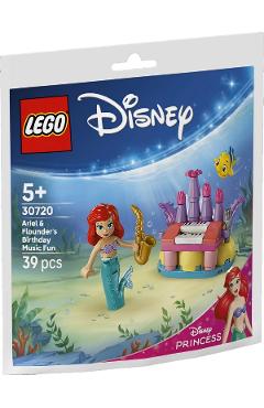 Lego Disney Princess: Distractie muzicala cu Flounder de ziua de nastere a lui Ariel