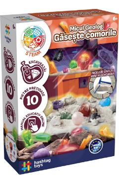 Set Micul geolog: Gaseste comorile. Kit STEAM