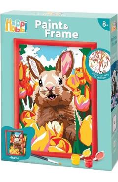 Picteaza si inrameaza: Iepuras vesel
