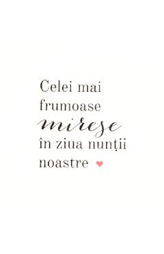 Felicitare cadou de nunta pentru mirese. Bride