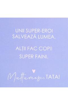 Felicitare cadou pentru tata: Super Hero