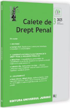Caiete de Drept Penal Nr.3 din 2025
