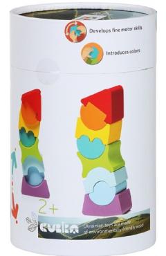 Jucarie din lemn - Turn flexibil