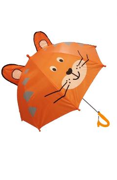 Umbrela portocalie cu deschidere automata si fluier