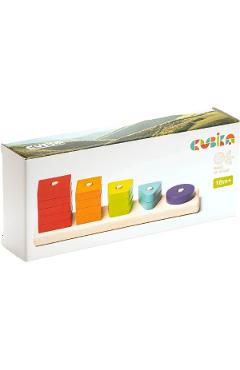 Jucarie din lemn: Sortator forme geometrice