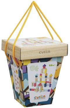 Kit 50 piese constructie din lemn