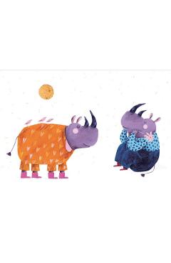 Carte postala: Rinoceri