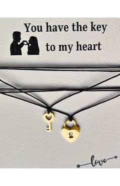 Set colier: You have the key to my heart