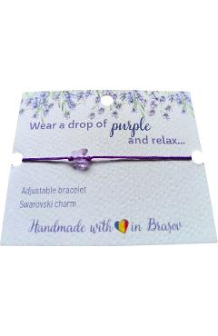 Bratara: Fluture. Swarovski