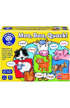 Joc educativ: Moo, Baa, Quack