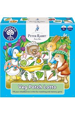 Joc educativ. Peter Rabbit: Gradina cu legume