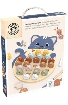 Joc educativ pescuieste literele. Fishing game Alphabet