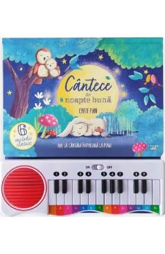 Cantece de noapte buna. Carte pian